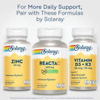 SOLARAY Reacta-C - Vitamina C de 500 mg con Bioflavonoides - 120 Cápsulas