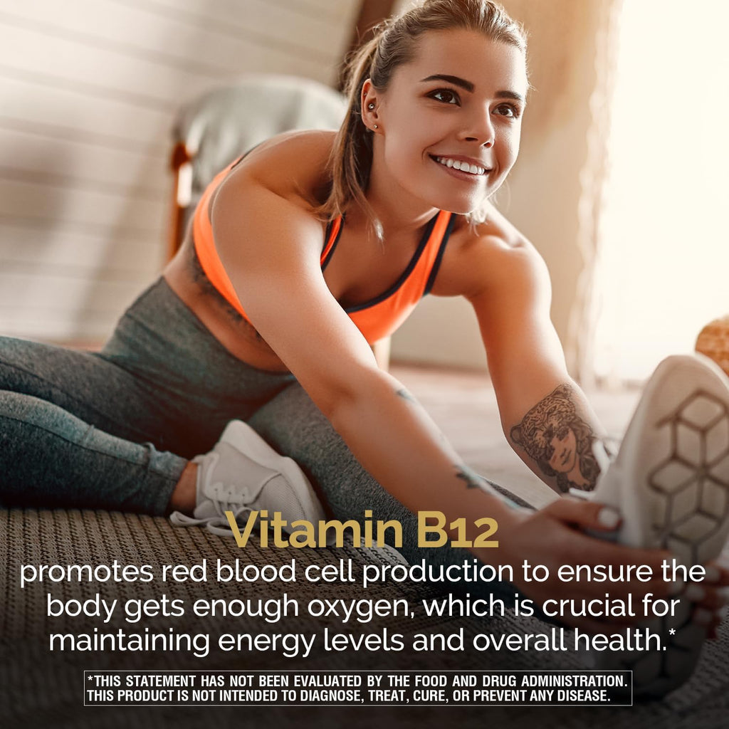 Nature's Wonder Vitamina B12 1000 mcg - Comprimidos de Liberación Prolongada (150 Comprimidos)