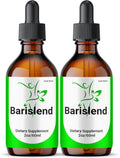 (2 Pack) Barislend Drops, Fórmula de Máxima Fuerza Natural, Suplemento Líquido Barislend Drops, Extracto Oficial de Vitaminas