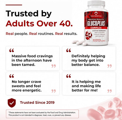 Truthentics GlucoPlus Apoyo Metabólico - 60 Cápsulas Vegetales – Image 6