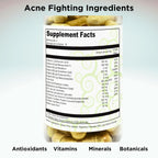 Clear Skin Acne Vitamins - Cápsulas para Piel Limpia con B5, Zinc y Vitex