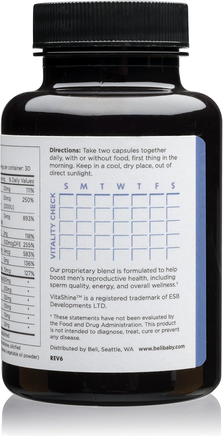 Beli Men Prenatal Multivitamin – Apoyo a la Fertilidad Masculina, 60 Cápsulas
