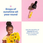 JoySpring Gotas de Vitamina D3 con K2 para Niños – Suplemento Líquido para la Absorción de Calcio – 360 Dosis (59 ml)