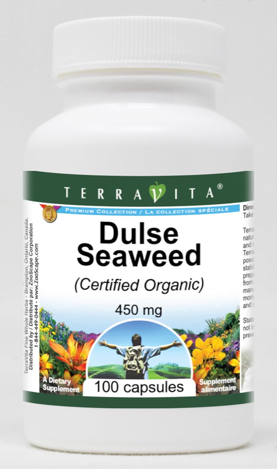 Alga Dulse (Dulse Seaweed) - 450 mg (100 Cápsulas)
