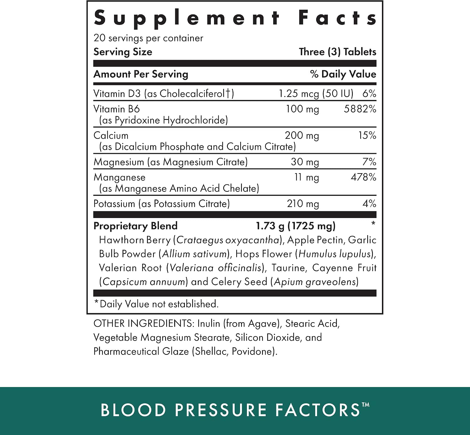 MICHAEL'S NATUROPÁTICO Factor de Presión Arterial, 60 comprimidos