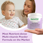 NanoVM 1-3 Años - Multivitamínico Infantil Sin Alérgenos, Polvo sin Sabor, 275g