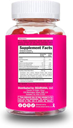 BEARVANA Gominolas Multivitamínicas para Mujer - Sabor Berry - 60 uds