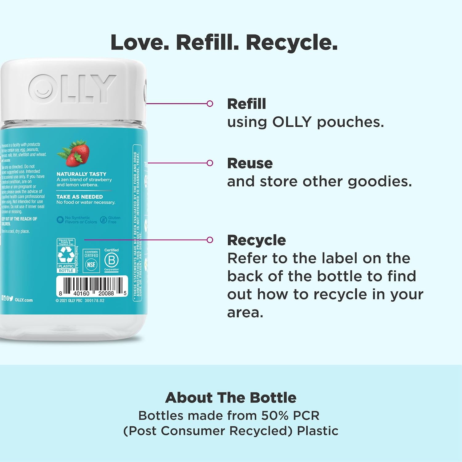 Olly Good Bye Stress Gummies (84 gominolas)