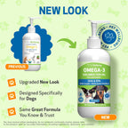 Pet Wellbeing Omega-3 Aceite de Pescado Islandés para Perros (236 ml)