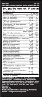 GNC Mega Men 50 Plus Multivitamínico para Hombres - 1 Comprimido Diario
