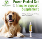 Pasta de Probióticos para Perros con Prebiótico, Apoyo Digestivo e Inmunitario, Natural con 1 Billón por ml, Incluye MOS, Beta Glucanos y D-Manosa, Sin Subproductos Animales - Tubo de 30 ml