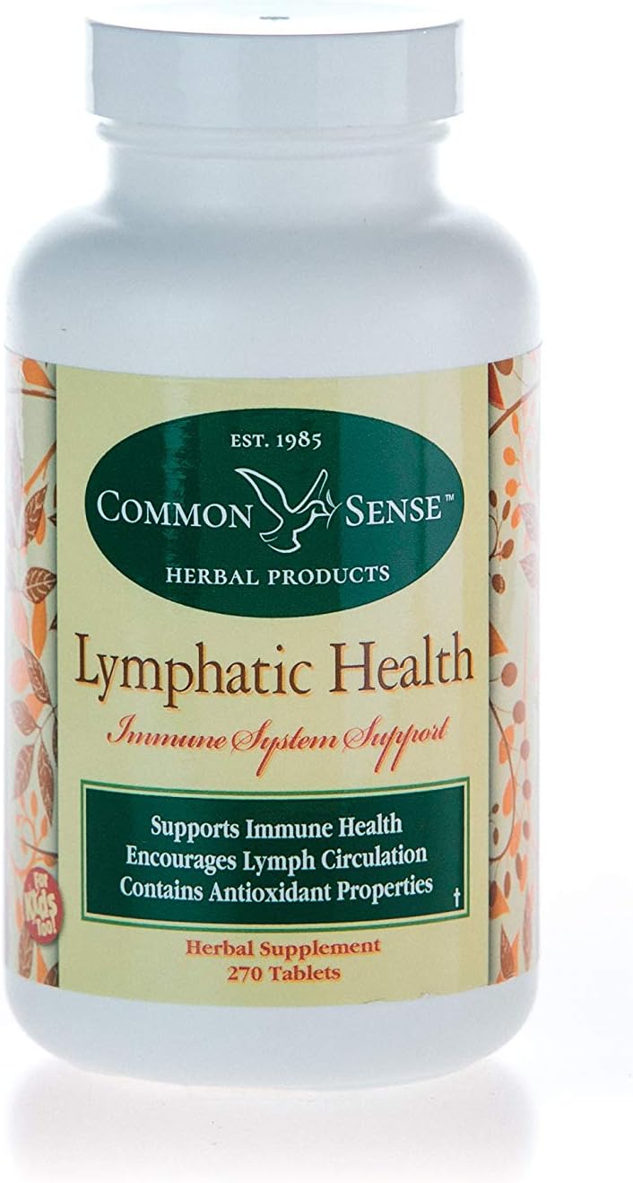 Common Sense Herbal Products Lymphatic Health: Apoyo al Sistema Inmunológico (120 Comprimidos)