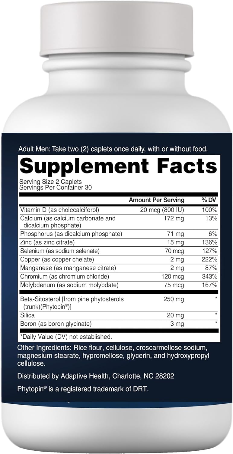 Super Beta Prostate - Suplemento para la Salud de la Próstata con Beta Sitosterol, 60 Cápsulas
