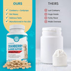 Wanderfound Pets Ultimate Cranberry – Apoyo para la vejiga e infecciones urinarias en perros – 90 comprimidos masticables sabor bacon e hígado