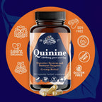 FLORIDA HERBS Leg Cramp Support – Cápsulas de Quinina Orgánica de Corteza de Cinchona – 1000 mg – 330 Cápsulas (3 Frascos)
