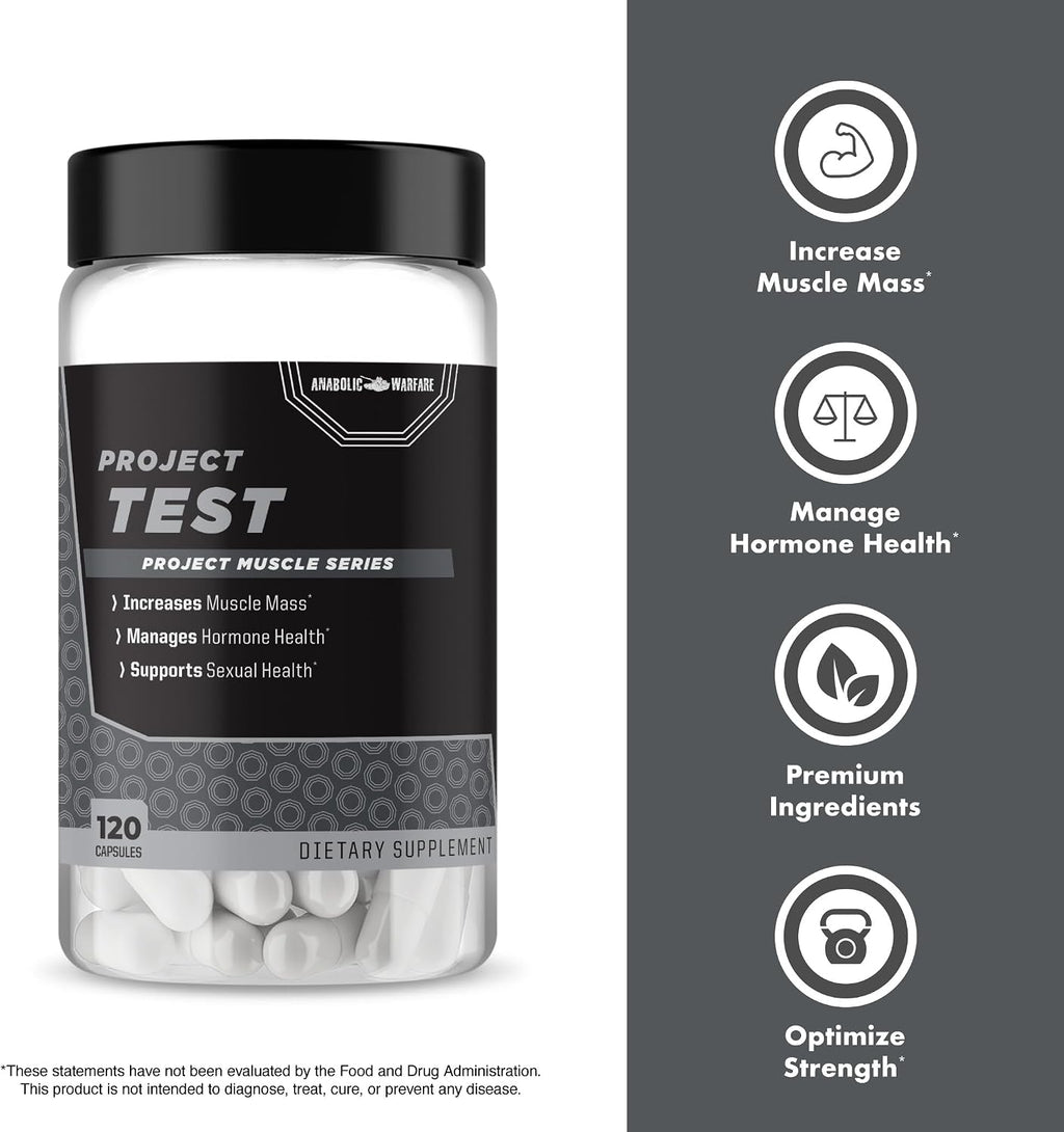 Anabolic Warfare Project Test – Apoyo Muscular y Hormonal con Botánicos