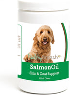 Healthy Breeds Goldendoodle Aceite de Salmón Soft Chews 90 Unidades