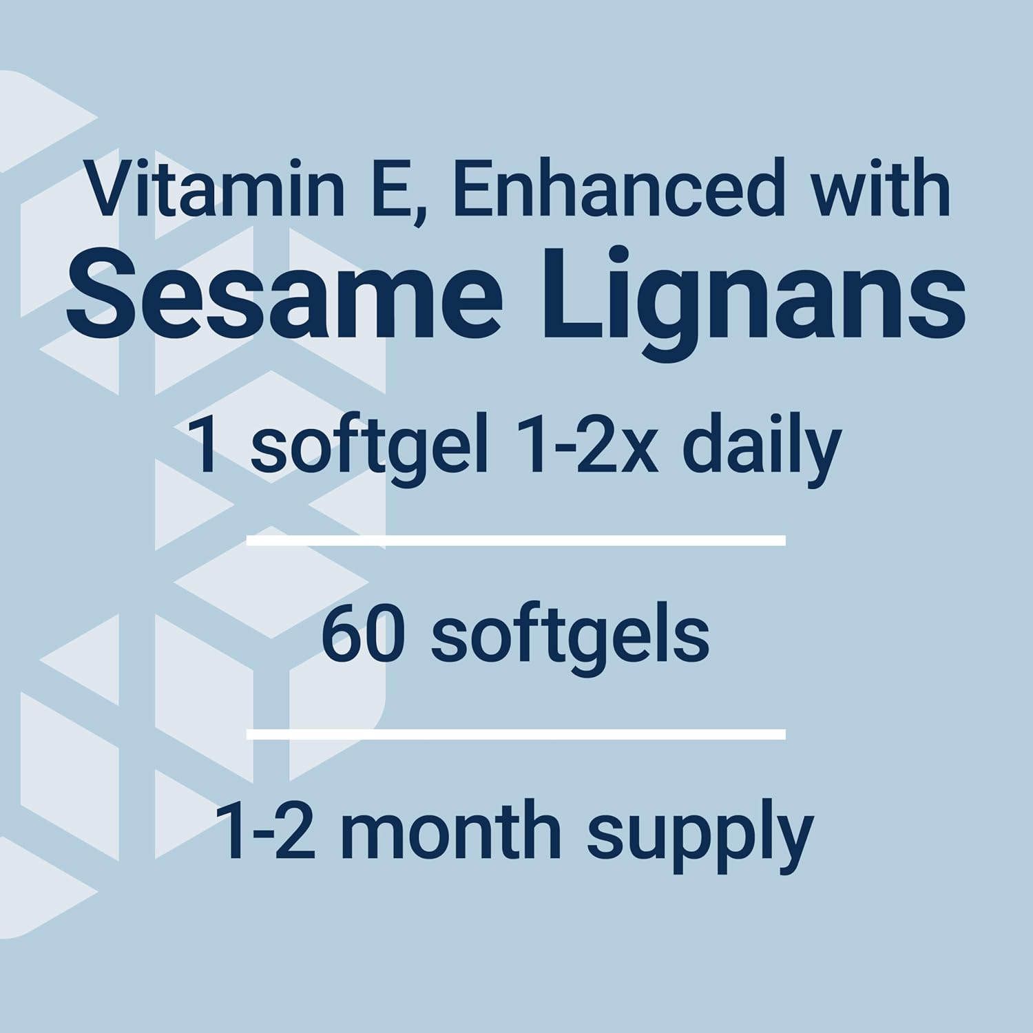 Life Extension Gamma E Mixed Tocopherols – Suplemento de Vitamina E con Lignan de Sésamo, 60 Cápsulas Blandas