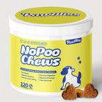 No Poo Chews para Perros – Masticables Suaves con Probióticos y Enzimas – 120 Unidades Sabor Bacon