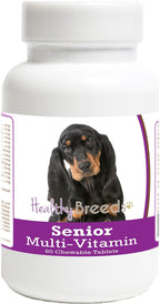 Healthy Breeds Multivitamínico para Perros Senior – 60 Comprimidos Masticables Sabor Hígado
