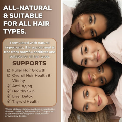 Grow Vitamin All in One Hair Formula - – La biotina contribuye al mantenimiento de la piel en condiciones normales. – Image 4