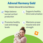 Adrenal Harmony Gold for Dogs - Adrenal Support - Liquid Formula 60ml
