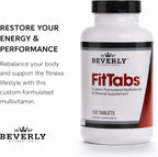 Beverly International Fit Tabs Multivitamínico y Mineral Diario con Hierro Peptonato, 120 Comprimidos