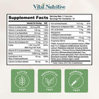 VITAL NUTRITIVE Vital Hair Complex - Biotina y Vitaminas B para Cabello, Piel y Uñas