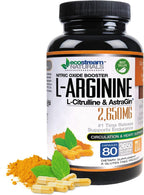 MAX 2650mg Booster de Óxido Nítrico con L-Arginina, L-Citrulina y Astragin - Fórmula de Liberación Prolongada 2650 MAX