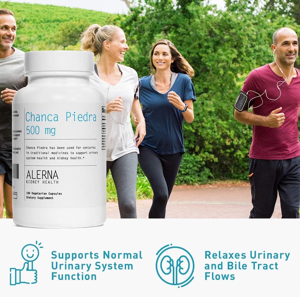 Chanca Piedra 500 mg Suplemento Herbal - 100 Cápsulas Vegetales (Pack de 1)