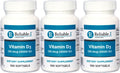Vitamina D3 5000 UI Cápsulas Blandas – 300 Cápsulas (3 Frascos de 100) – Reliable-1 Laboratories