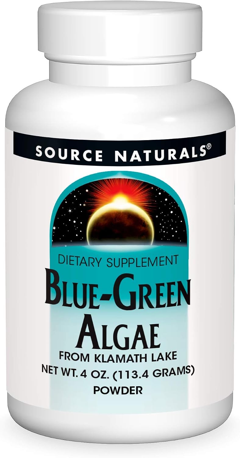 Source Naturals Blue-Green Algae, from Klamath Lake - 113 g en polvo