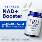 TRU NIAGEN Suplemento de NAD+ Patentado, 300mg de Niagen (Nicotinamida Ribósido), 30 dosis por envase, 3 envases