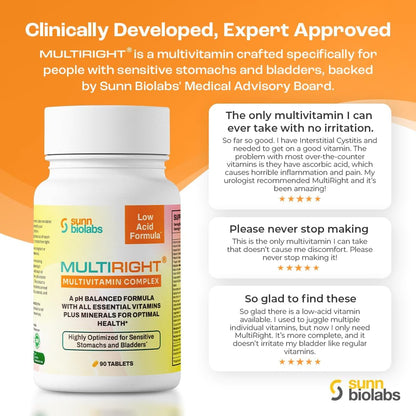 MULTIRIGHT Multivitamínico Bajo en Ácido – Nutrientes esenciales: Aporta un amplio espectro de vitaminas y – Image 3