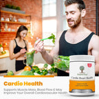 Simply Natures Pure Cardio Heart Health — Polvo para Impulsar el Óxido Nítrico con L-Arginina 5000 mg, L-Citrulina 1000 mg y Espino Blanco, Sabor a Cereza (477 g)
