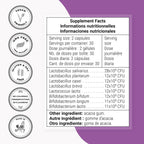 Supersmart Lactoxira Probiótico 8 en 1 Alta Potencia - 60 Cápsulas de Liberación Retardada