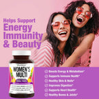 FarmHaven Multivitamínico para Mujeres – 22 Nutrientes Esenciales, Superalimentos y Enzimas – 90 Cápsulas