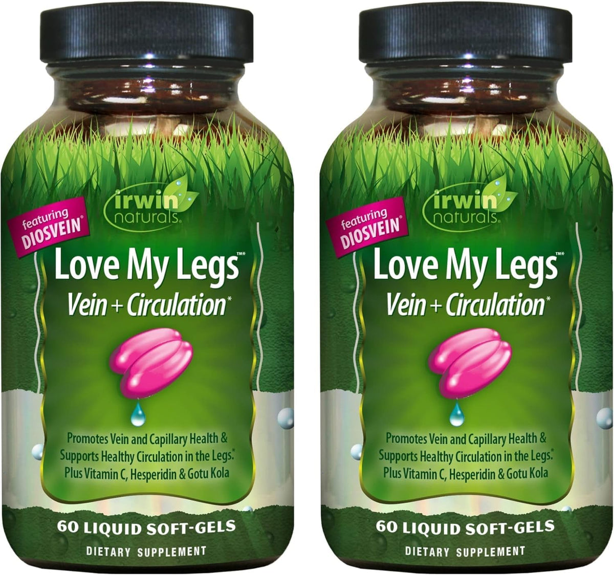 Irwin Naturals Love My Legs - 60 Cápsulas Blandas Líquidas - Apoyo a la Circulación de Piernas – Image 9