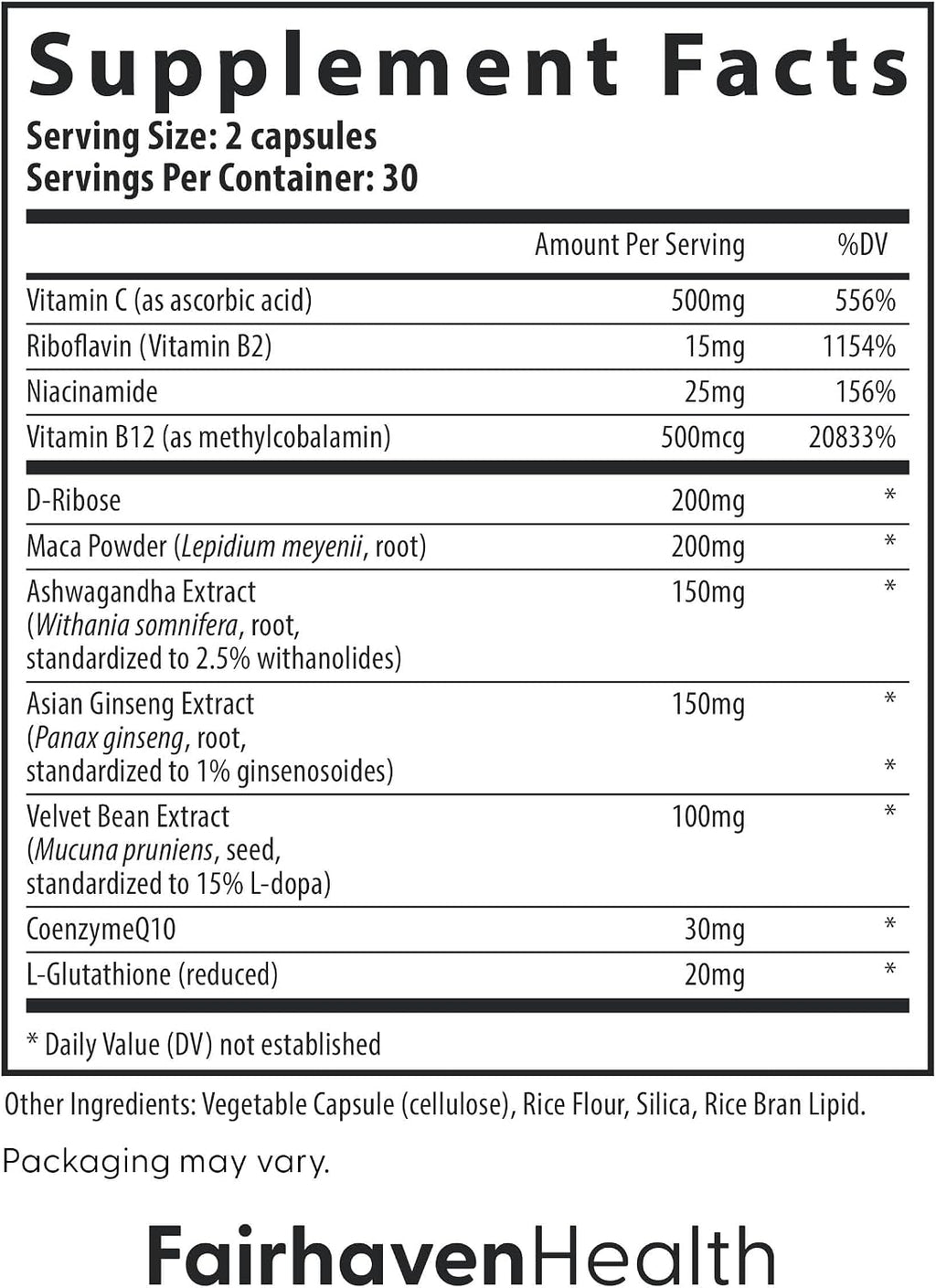 Fairhaven Health CountBoost para Hombres – Suplemento de Fertilidad Masculina con Ashwagandha, Vitamina C y CoQ10 – 60 Cápsulas