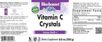 Bluebonnet Nutrition Vitamin C Crystals - 4500 mg per serving - 250 g (8.8 oz) - Soy-Free, Gluten-Free, Vegan