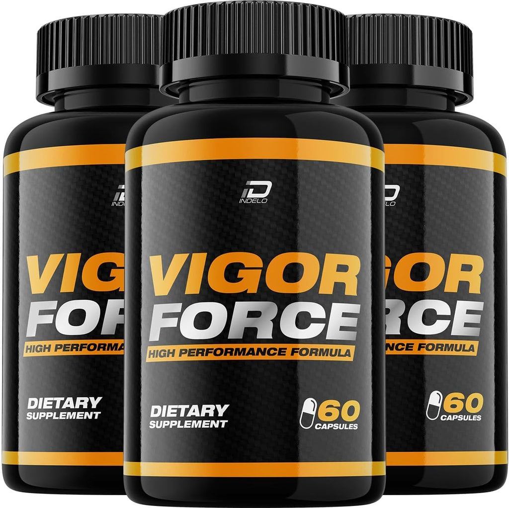 Vigor Force for Men Cápsulas – Suplemento Alimenticio para Hombres (180 Cápsulas)