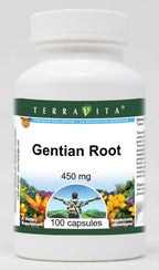 Gentian Root - 450 mg (100 Capsules)