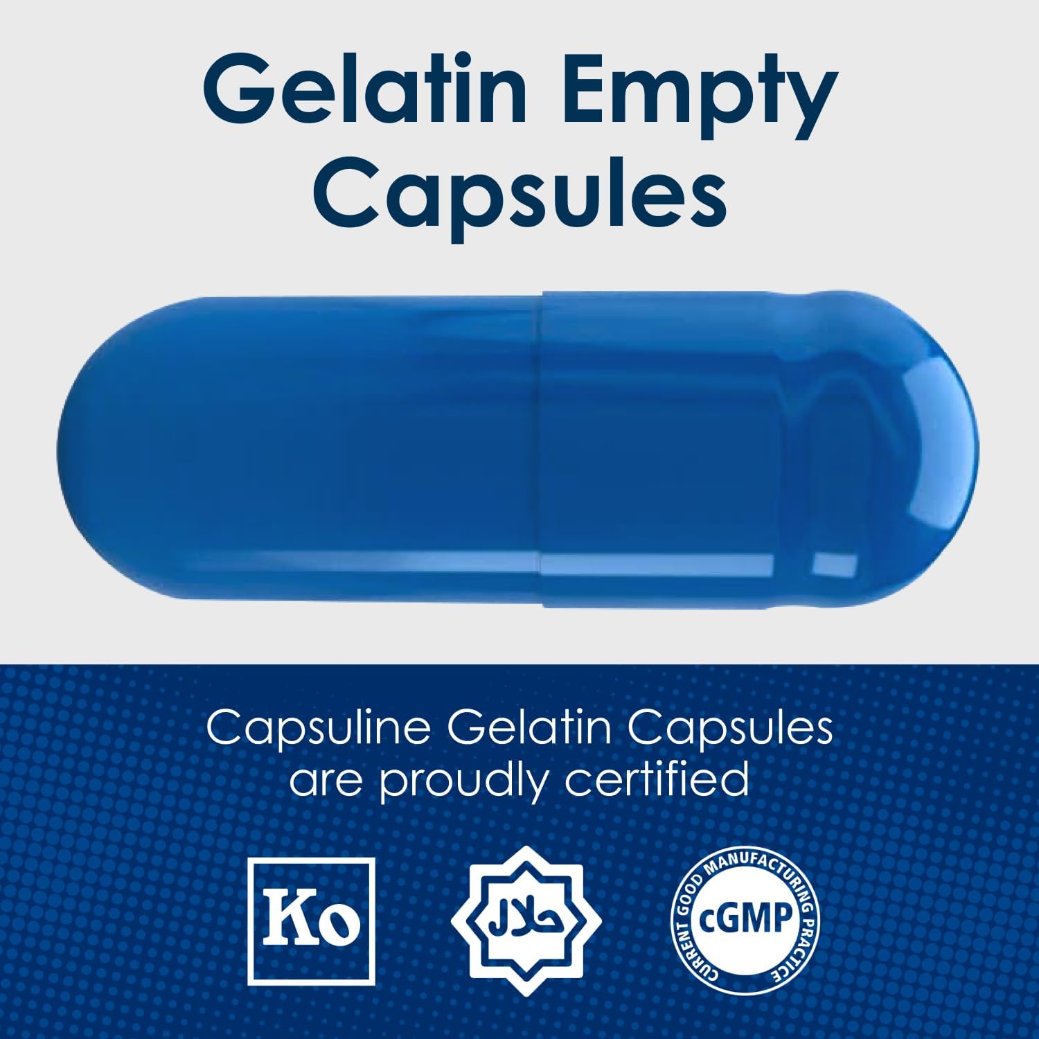 Capsuline Cápsulas de Gelatina Vacías Tamaño 4, Negro/Transparente - 1000 Unidades | Sin Gluten, Kosher, Certificado No-GMO | Cápsulas de Gelatina Bovina para Relleno de Suplementos DIY