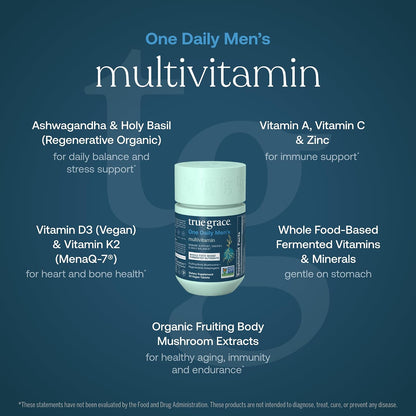 True Grace One Daily Multivitamínico para – Salud ósea: Las vitaminas D3 y K2 favorecen el mantenimiento de los – Image 3