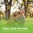 Vetoquinol Triglyceride Omega - Aceite de Pescado para Perros y Gatos - Apoya la Piel, el Pelaje y la Respuesta Inmunitaria - Suplemento con Mezcla de Vitaminas para el Corazón, Ojos, Huesos y Músculos - 60 Cápsulas