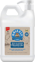Grizzly Pollock Oil - Suplemento Alimenticio para Perros, 1.89 L (64 oz)