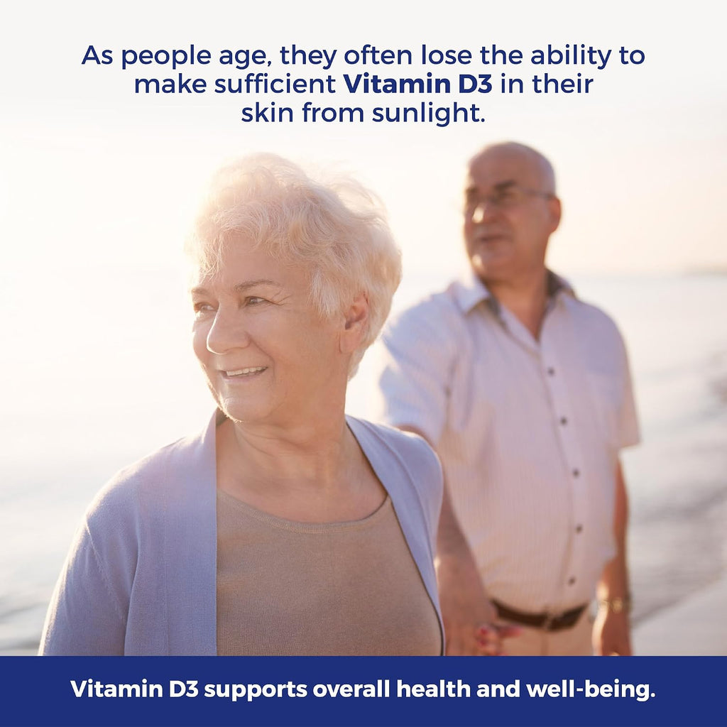 Vitamina D3 5000 UI - 90 Cápsulas Veganas para 3 Meses - VitalRemedyMD