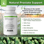Graminex PollenAid Prostate Supplement – Flower Pollen Extract – 90 Vegetarian Capsules