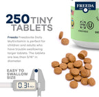 Freedavite Tiny Tablet - Multivitamin Moderate for Men & Women - 250 Tablets
