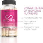 Hairfinity Vitaminas para el Cabello - Biotina, Aminoácidos y Complejo Capilsana - 120 Cápsulas Veganas
